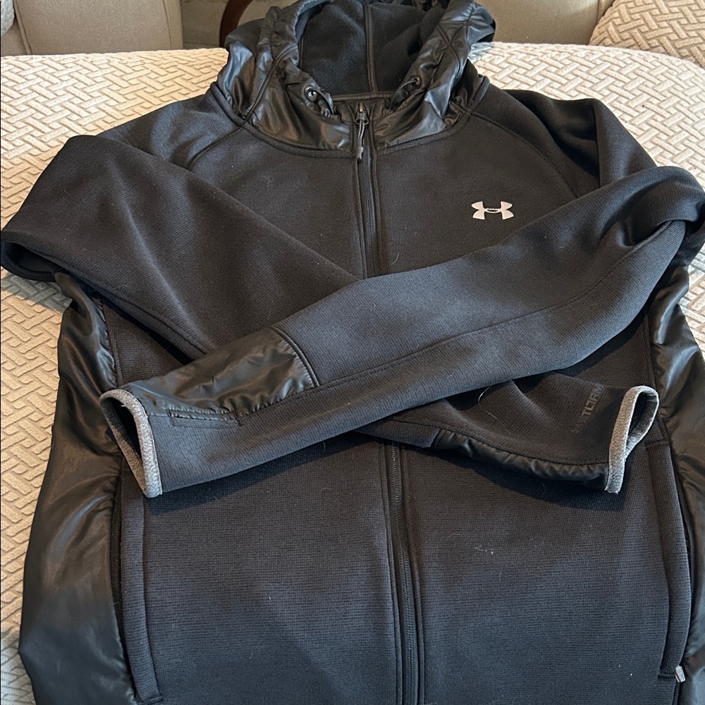Under Armour Jet Black Full-Zip Jacket